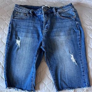 Long Jean shorts Size L